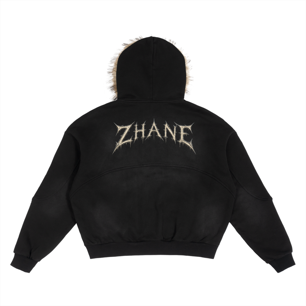 ZHANE Fur Hoodie
