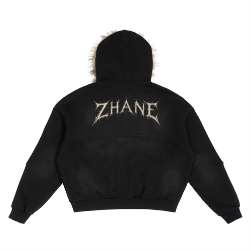 ZHANE Fur Hoodie